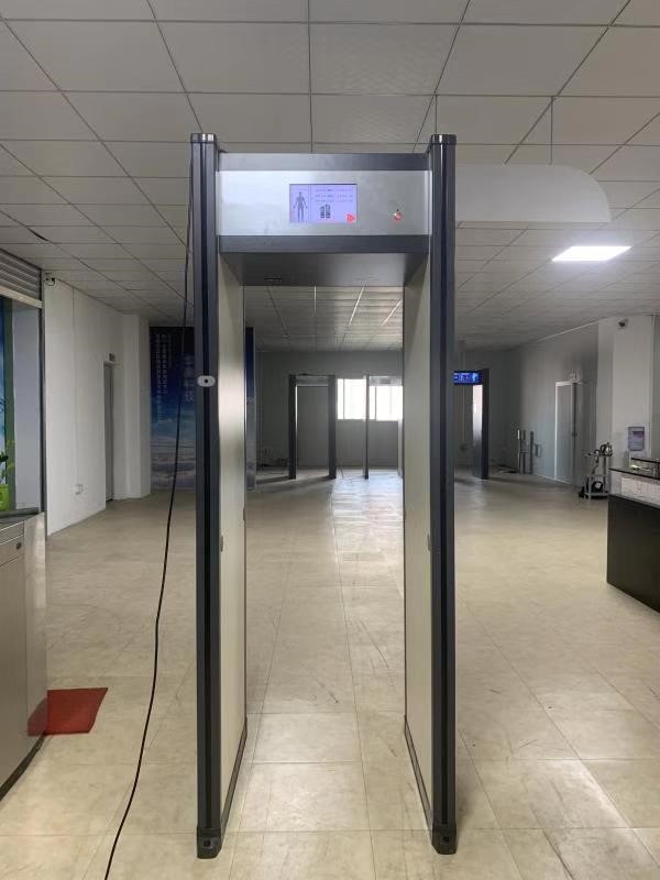 Infrared temperature door